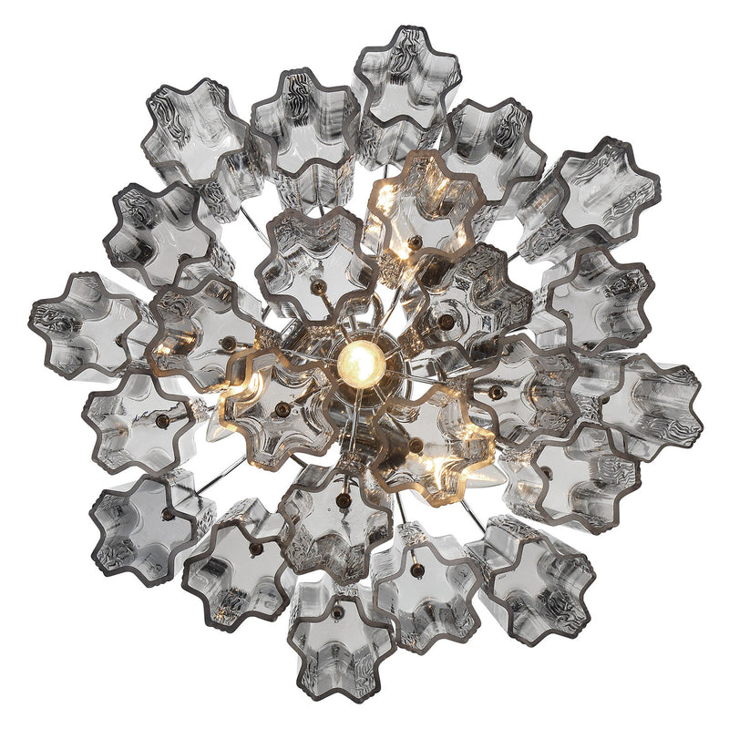 Crystorama Addis 4-Light Chandelier Polished Chrome