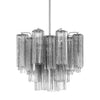 Crystorama Addis 4-Light Chandelier Polished Chrome