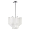 Crystorama Addis 4-Light Chandelier Polished Chrome