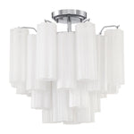 Crystorama Addis 4-Light Semi Flush Ceiling Mount Polished Chrome