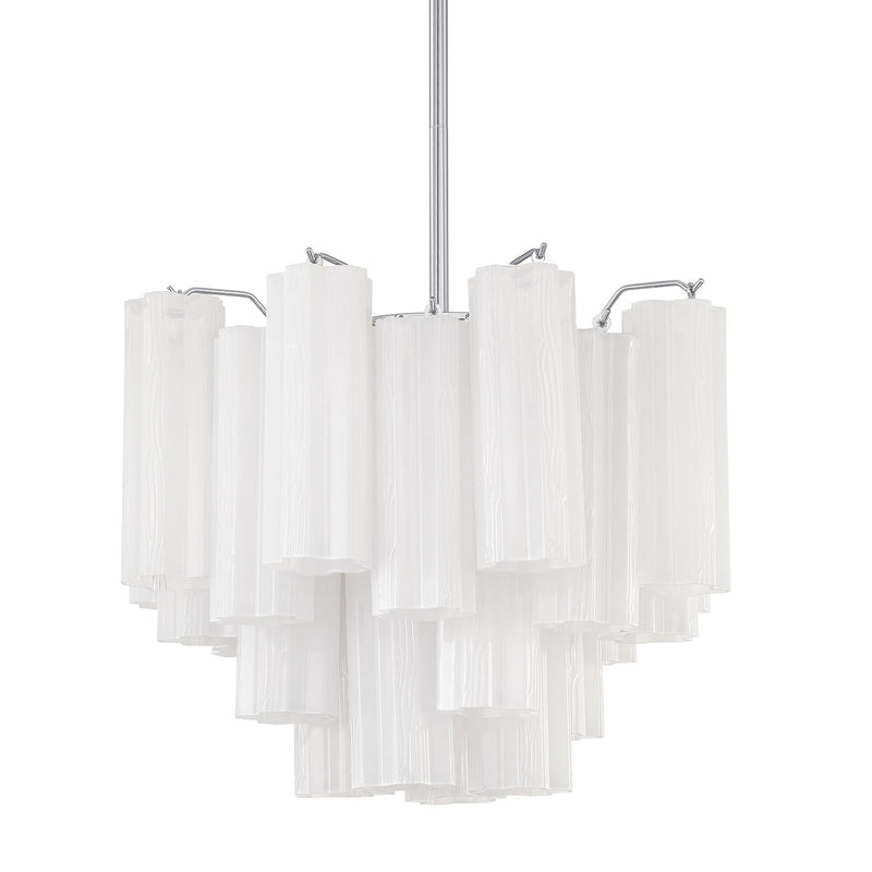 Crystorama Addis 4-Light Chandelier Polished Chrome