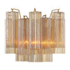 Crystorama Addis Wall Sconce Aged Brass