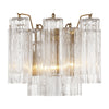 Crystorama Addis Wall Sconce Aged Brass