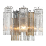 Crystorama Addis Wall Sconce Polished Chrome