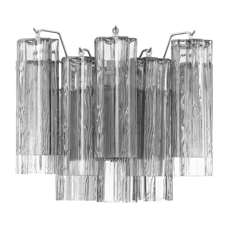 Crystorama Addis Wall Sconce Polished Chrome