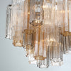 Crystorama Addis 6-Light Chandelier Aged Brass