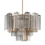 Crystorama Addis 6-Light Chandelier Aged Brass