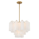 Crystorama Addis 6-Light Chandelier Aged Brass