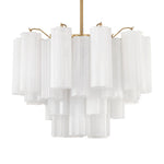 Crystorama Addis 6-Light Chandelier Aged Brass