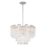 Crystorama Addis 6-Light Chandelier Polished Chrome