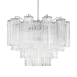 Crystorama Addis 6-Light Chandelier Polished Chrome