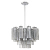 Crystorama Addis 6-Light Chandelier Polished Chrome