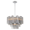 Crystorama Addis 6-Light Chandelier Polished Chrome