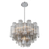 Crystorama Addis 6-Light Chandelier Polished Chrome