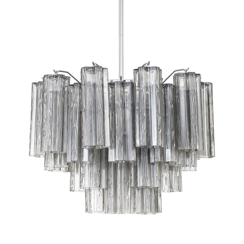 Crystorama Addis 6-Light Chandelier Polished Chrome