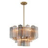 Crystorama Addis 9-Light Chandelier Aged Brass