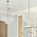 Crystorama Addis 9-Light Chandelier Aged Brass