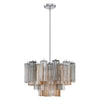 Crystorama Addis 9-Light Chandelier Polished Chrome