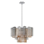 Crystorama Addis 9-Light Chandelier Polished Chrome