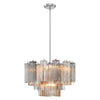 Crystorama Addis 9-Light Chandelier Polished Chrome