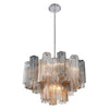 Crystorama Addis 9-Light Chandelier Polished Chrome