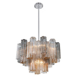 Crystorama Addis 9-Light Chandelier Polished Chrome