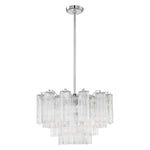 Crystorama Addis 9-Light Chandelier Polished Chrome