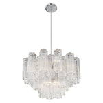 Crystorama Addis 9-Light Chandelier Polished Chrome