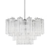 Crystorama Addis 9-Light Chandelier Polished Chrome