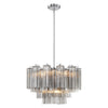 Crystorama Addis 9-Light Chandelier Polished Chrome