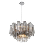 Crystorama Addis 9-Light Chandelier Polished Chrome