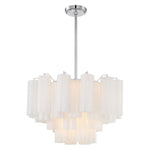 Crystorama Addis 9-Light Chandelier Polished Chrome