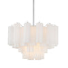 Crystorama Addis 9-Light Chandelier Polished Chrome