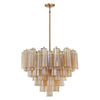 Crystorama Addis 12-Light Chandelier Aged Brass