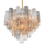 Crystorama Addis 12-Light Chandelier Aged Brass