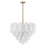 Crystorama Addis 12-Light Chandelier Aged Brass