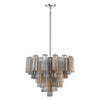 Crystorama Addis 12-Light Chandelier Polished Chrome