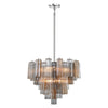 Crystorama Addis 12-Light Chandelier Polished Chrome