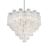 Crystorama Addis 12-Light Chandelier Polished Chrome