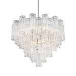 Crystorama Addis 12-Light Chandelier Polished Chrome