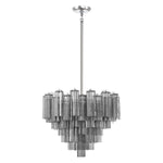 Crystorama Addis 12-Light Chandelier Polished Chrome