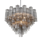 Crystorama Addis 12-Light Chandelier Polished Chrome