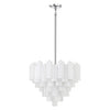 Crystorama Addis 12-Light Chandelier Polished Chrome