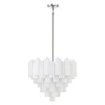 Crystorama Addis 12-Light Chandelier Polished Chrome