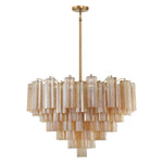 Crystorama Addis 16-Light Chandelier Aged Brass