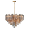 Crystorama Addis 16-Light Chandelier Aged Brass