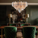 Crystorama Addis 16-Light Chandelier Aged Brass