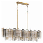 Crystorama Addis Linear Chandelier Gold