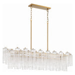 Crystorama Addis Linear Chandelier Gold