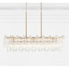 Crystorama Addis Linear Chandelier Gold